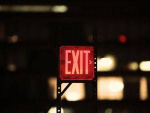 Commercial Door Hardware / Exit Signs
